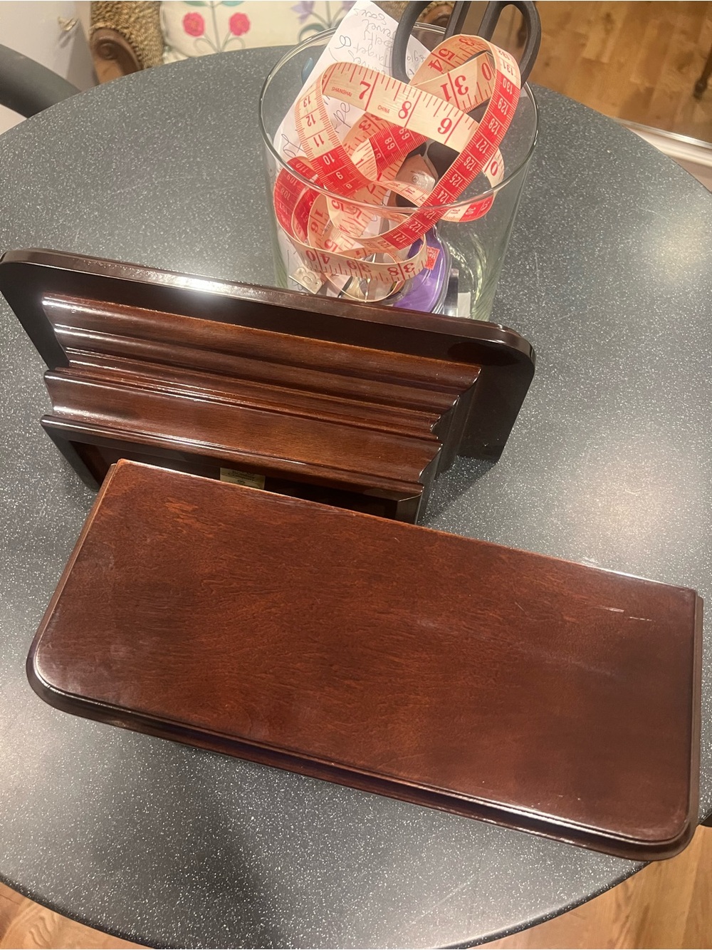 Set 2 Bombay company wood floating shelves